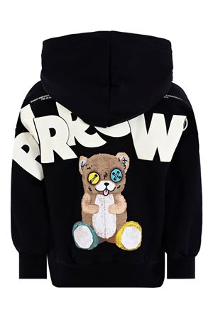 felpa in cotone nero BARROW KIDS | F5BKJUHS045110